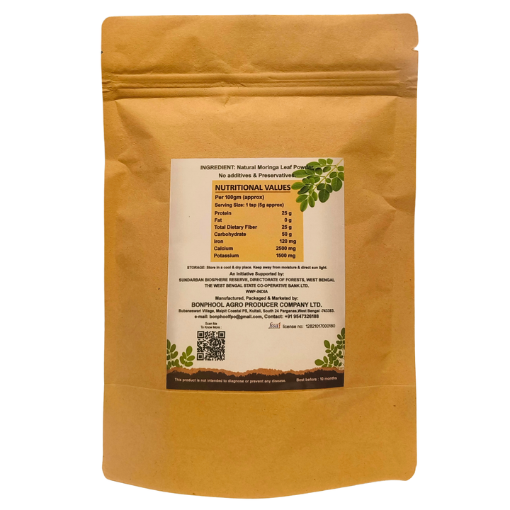 Bonphool Moringa Powder (Moringa Leaf Powder) - 100g