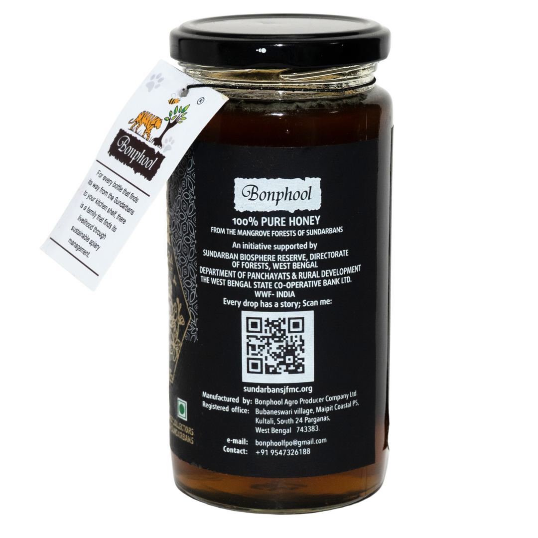 Bonphool Multiflora Raw Mangrove Honey-490 grams