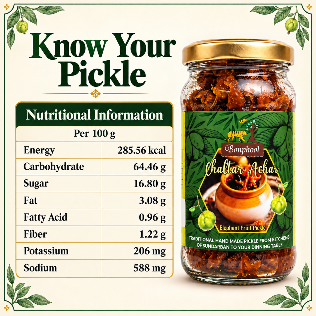 Bonphool Chalta Achar – Traditional Elephant Apple Pickle