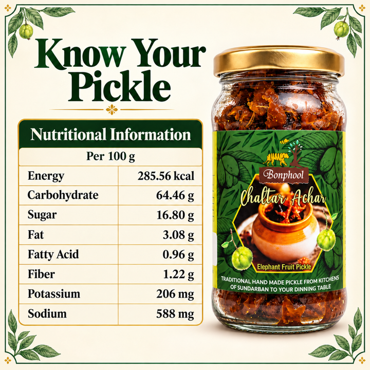 Bonphool Chalta Achar – Traditional Elephant Apple Pickle