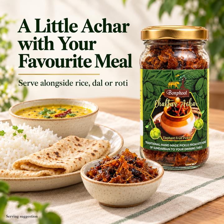 Bonphool Chalta Achar – Traditional Elephant Apple Pickle