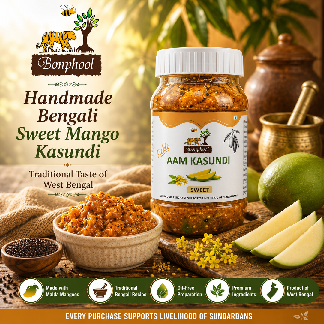 Bonphool Aam Kasundi Sweet Pickle, 200g