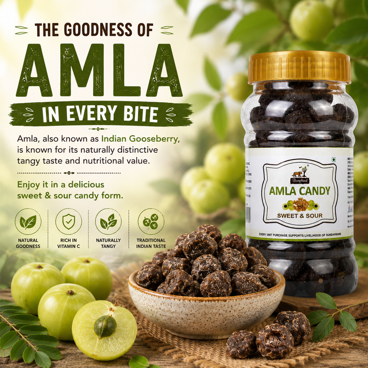 Bonphool Amla Candy (Sweet & Sour) - 200g