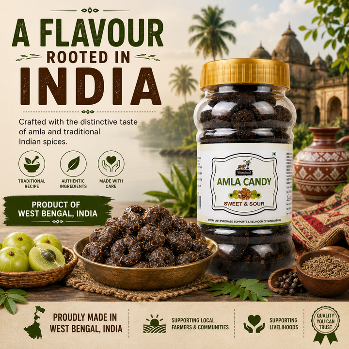 Bonphool Amla Candy (Sweet & Sour) - 200g