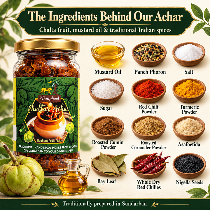 Bonphool Chalta Achar – Traditional Elephant Apple Pickle